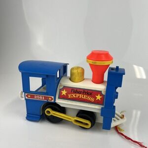 Fisher Price Little People Vintage 1986  Express Train Engine 2581
